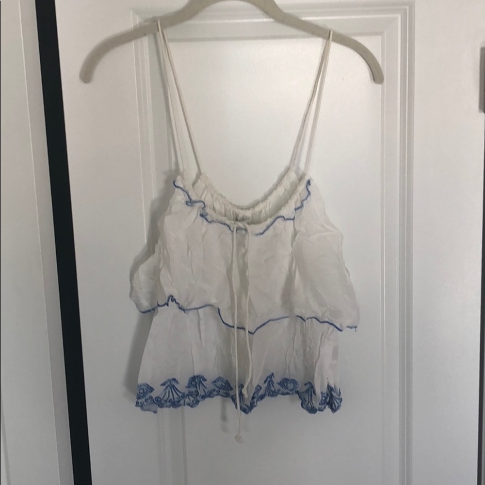 White O’Neill crop top